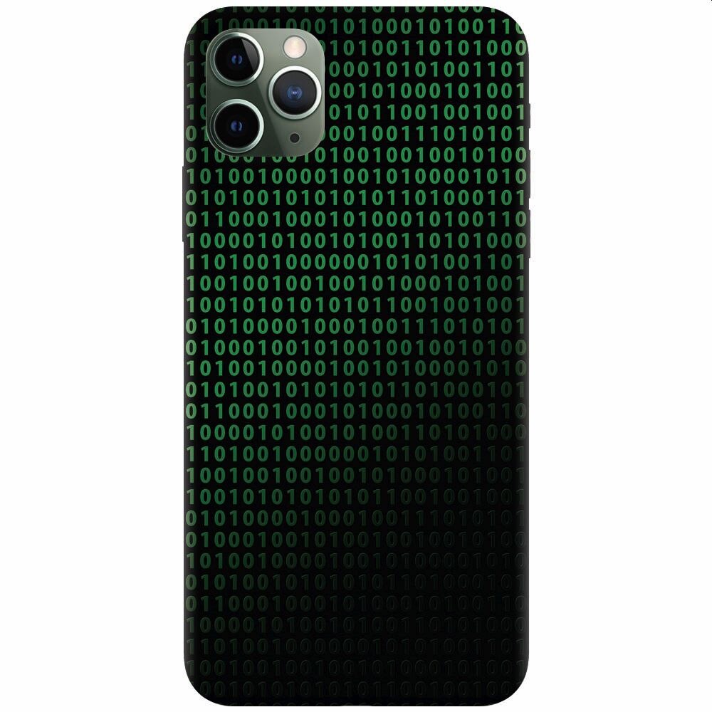 Husa silicon pentru Apple Iphone 11 Pro Max, Binary Code