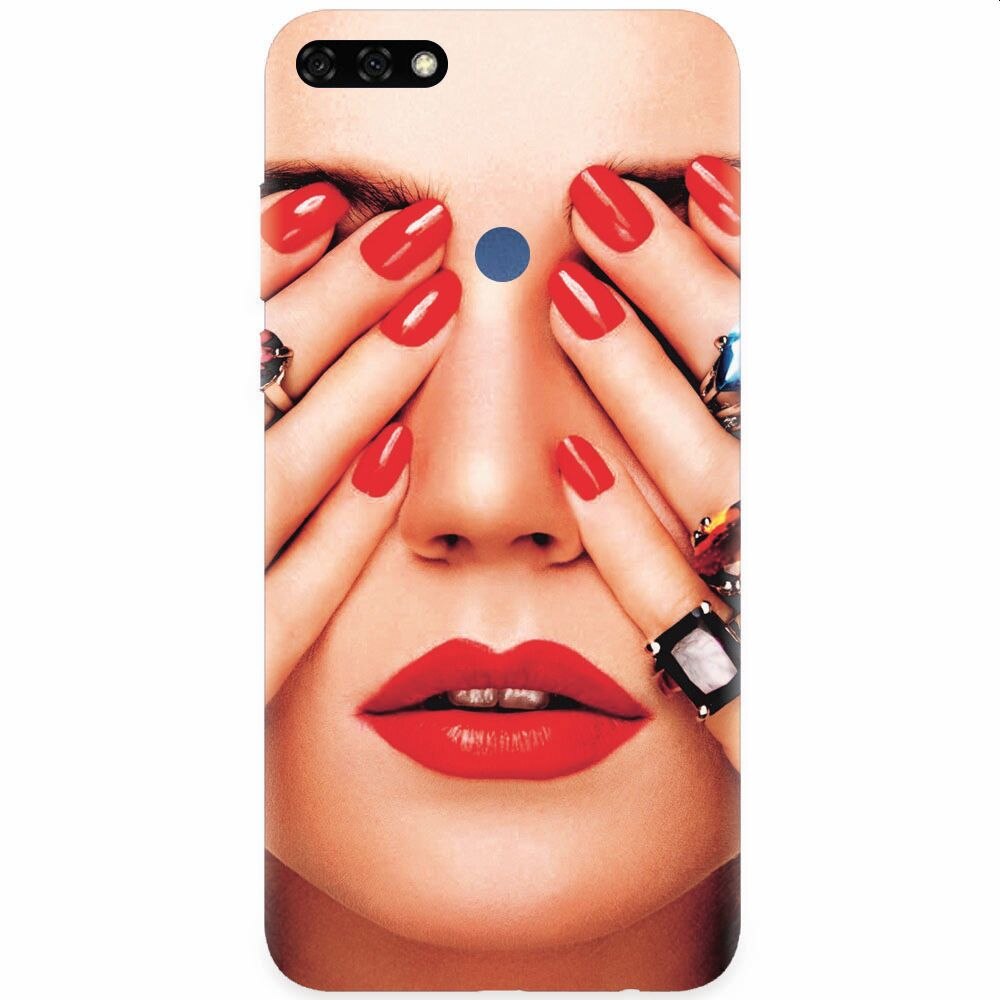 Husa silicon pentru Honor 7C, Rings On All Fingers