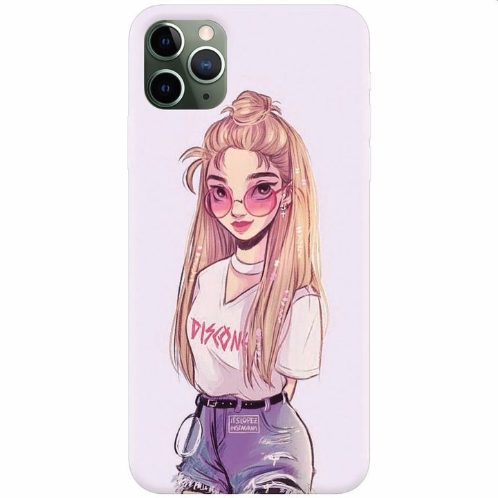 Силиконов кейс за Apple Iphone 11 Pro, Girl Look