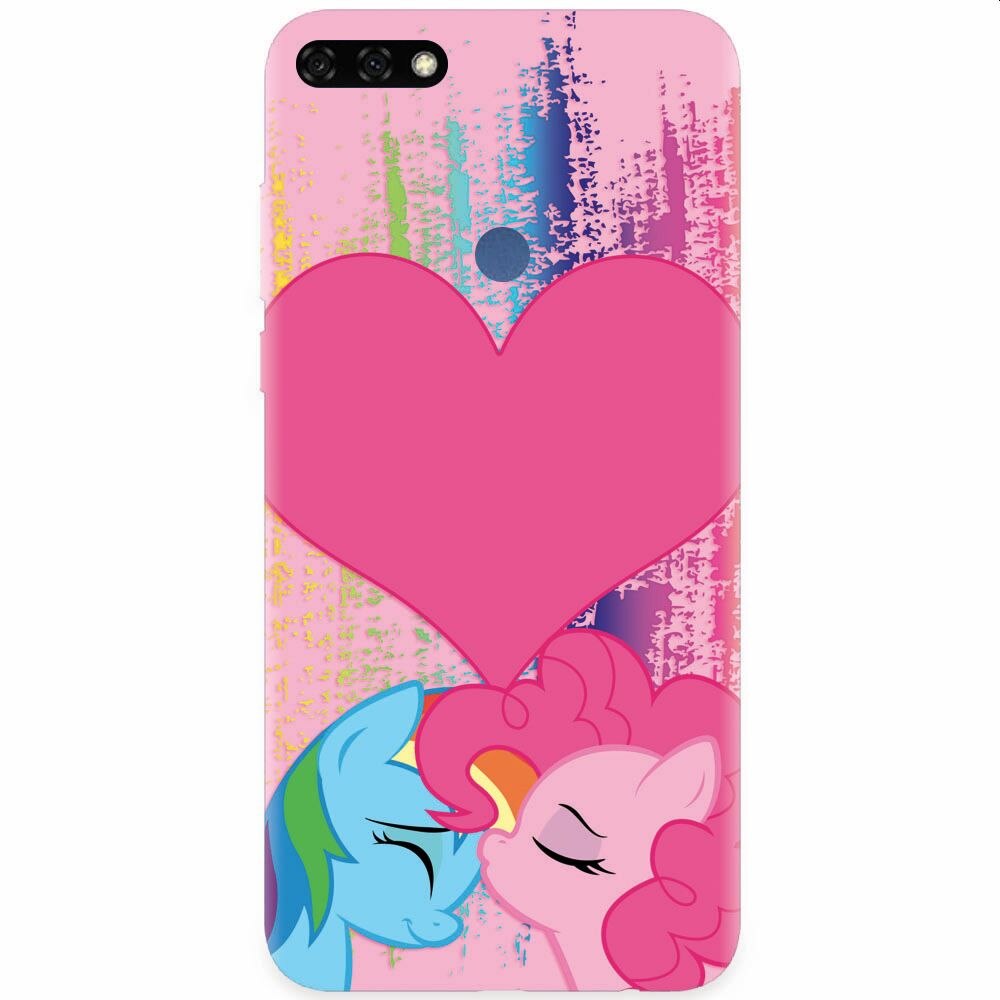 Husa silicon pentru Honor 7C, Pinkie Kiss