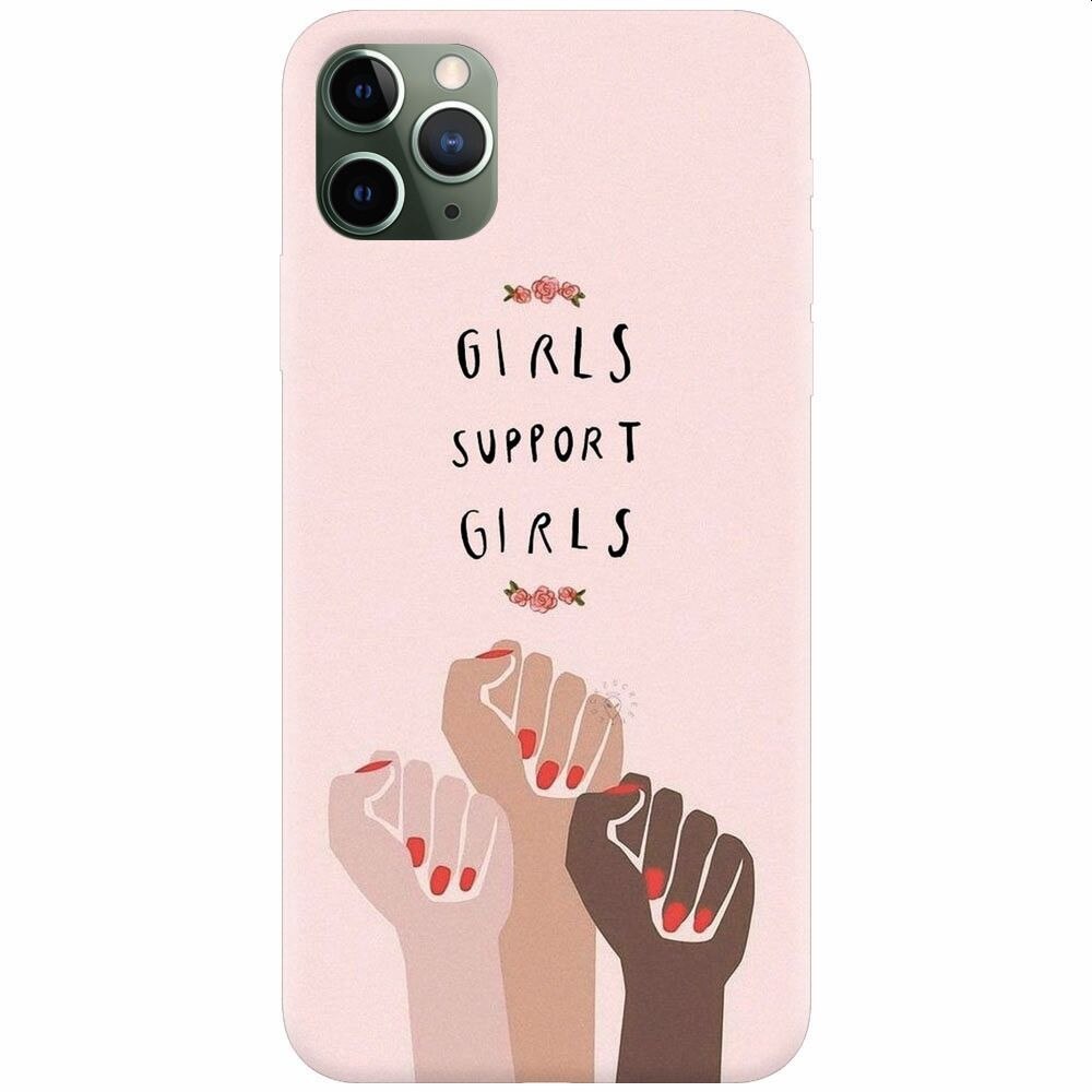 Husa silicon pentru Apple Iphone 11 Pro Max, Girls Supportgirls