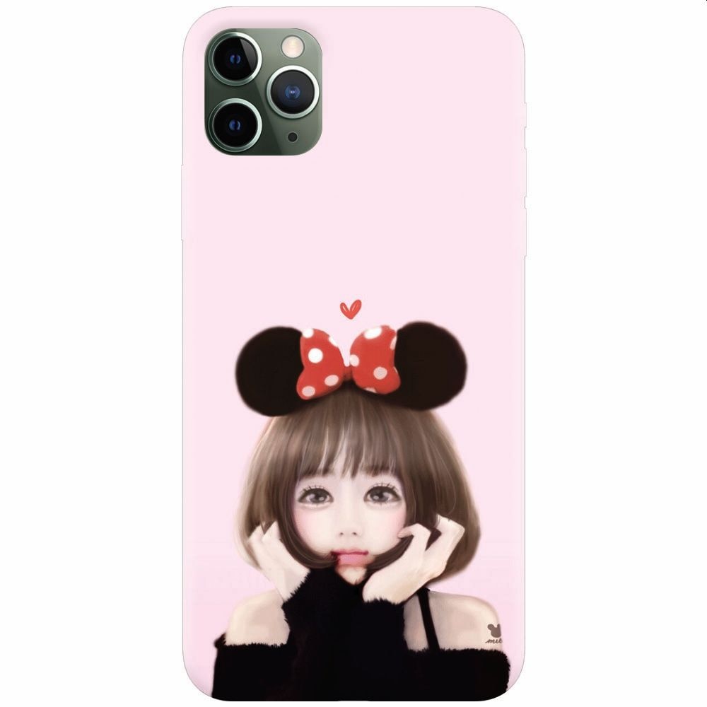 Husa silicon pentru Apple Iphone 11 Pro Max, Girly 002