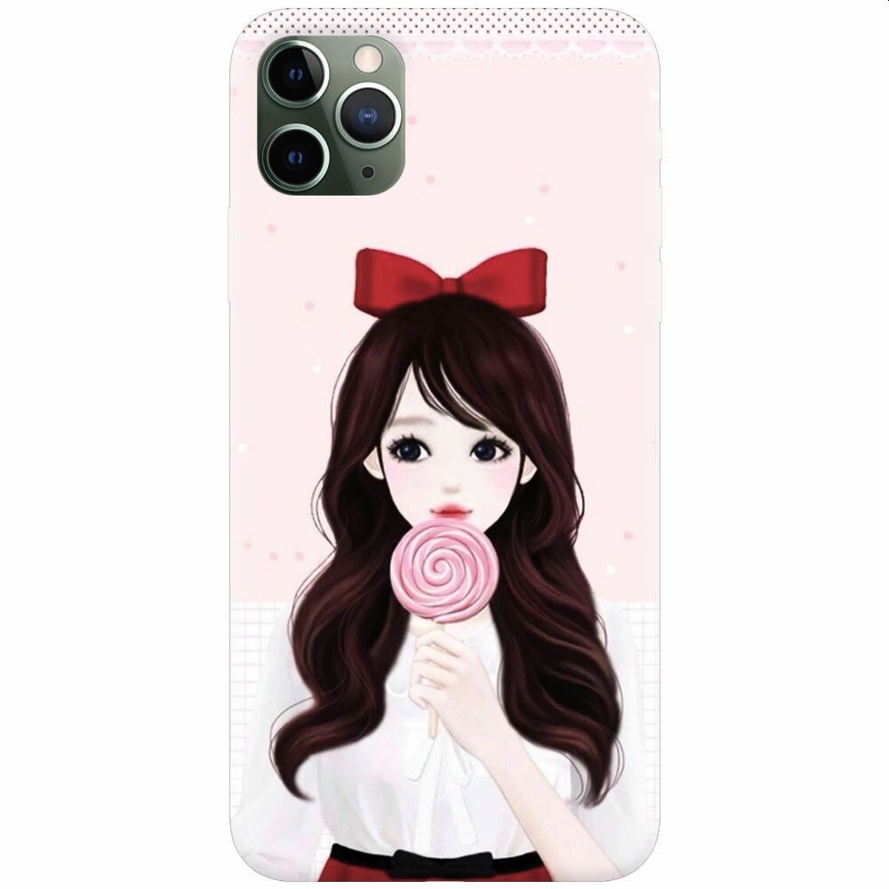 Husa silicon pentru Apple Iphone 11 Pro Max, Girly 001