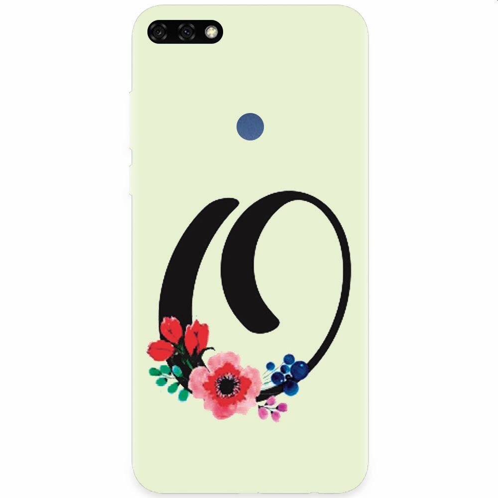 Husa silicon pentru Honor 7C, Litera O