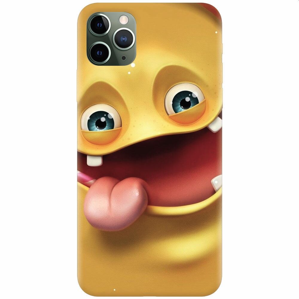 Husa silicon pentru Apple Iphone 11 Pro Max, Cute Monster