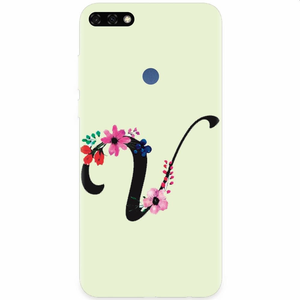 Husa silicon pentru Honor 7C, Litera V