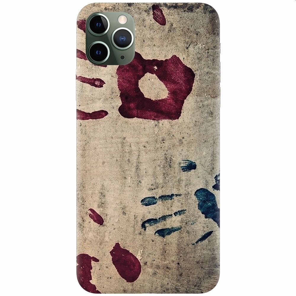 Husa silicon pentru Apple Iphone 11 Pro Max, Handprints