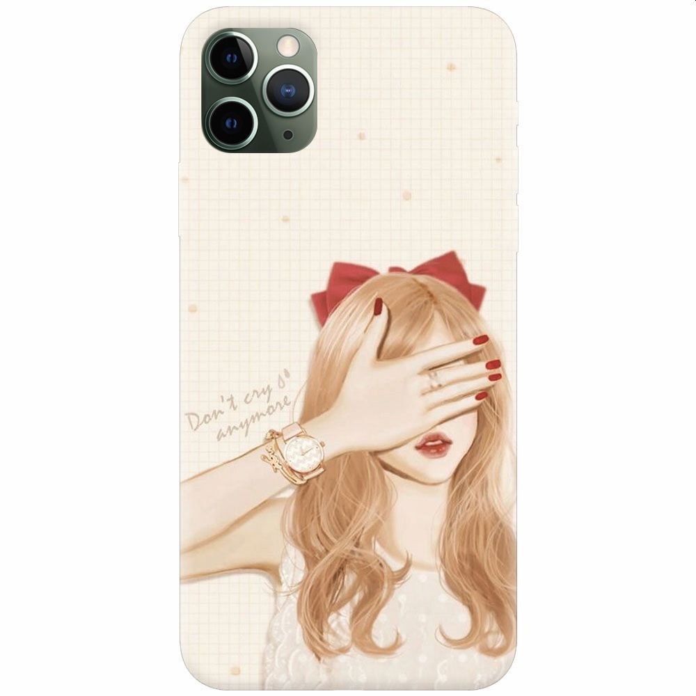 Husa silicon pentru Apple Iphone 11 Pro Max, Dont Cry Anymore
