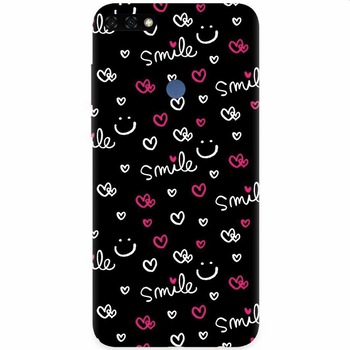 Husa silicon pentru Honor 7C, Smile 101 Husa silicon pentru Honor 7C, Smile 101