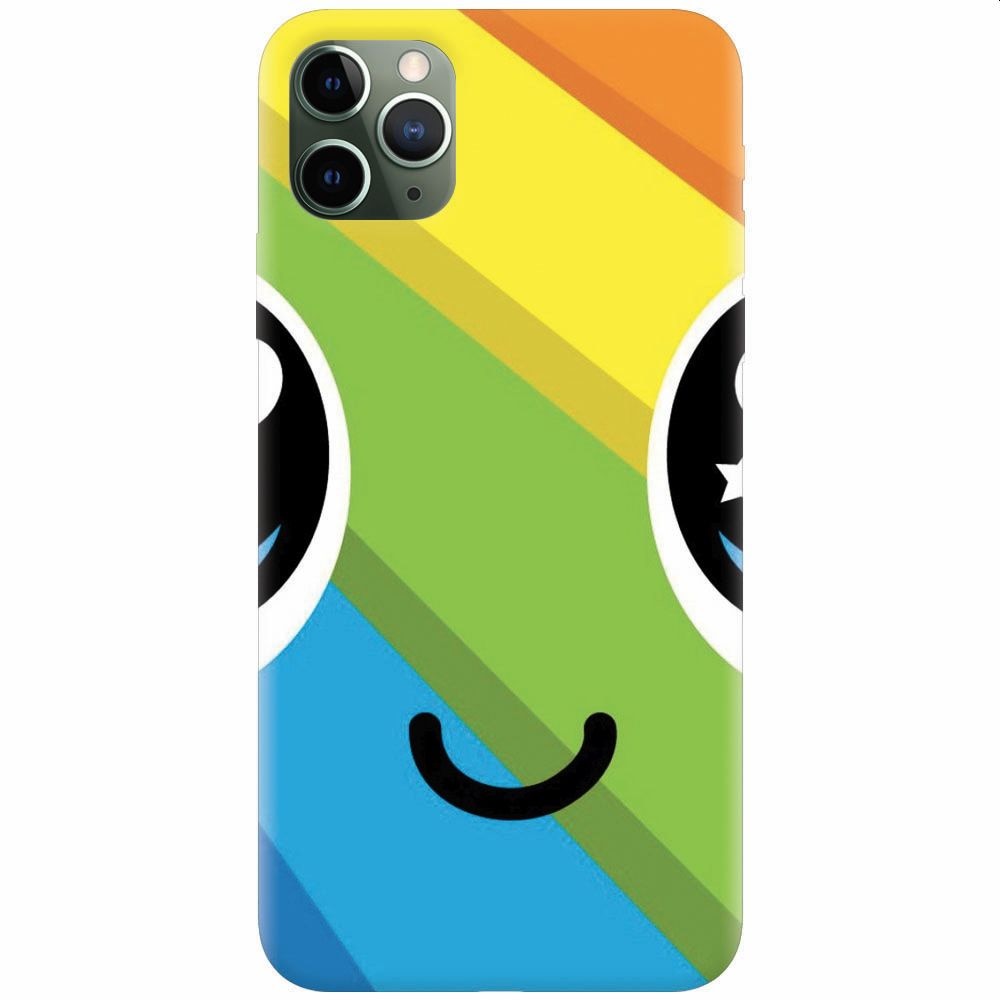 Husa silicon pentru Apple Iphone 11 Pro Max, Happy Face