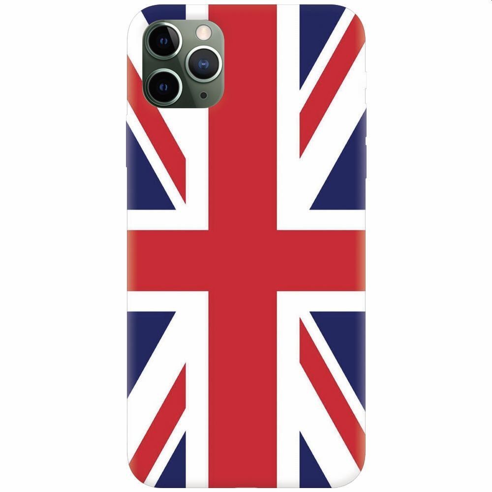 Husa silicon pentru Apple Iphone 11 Pro, UK Flag Illustration