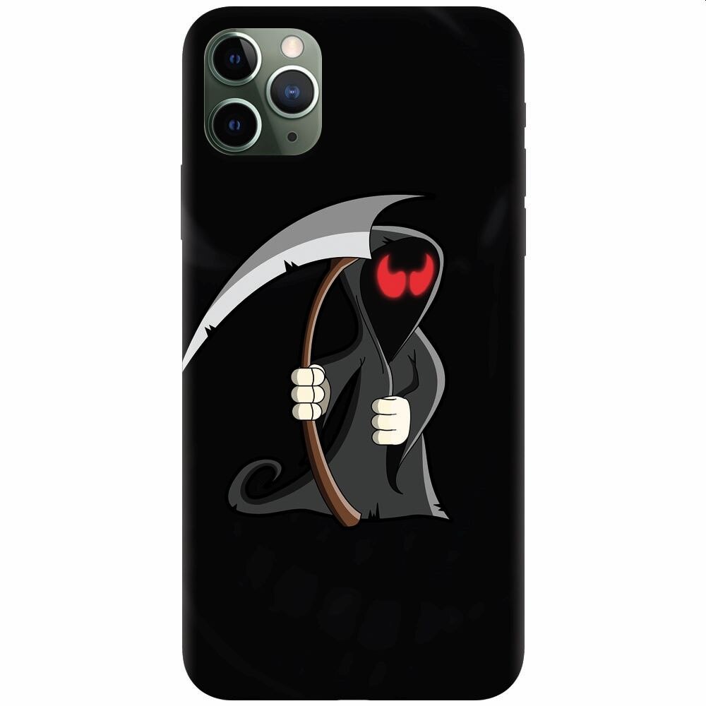 Husa silicon pentru Apple Iphone 11 Pro Max, Grim Reaper
