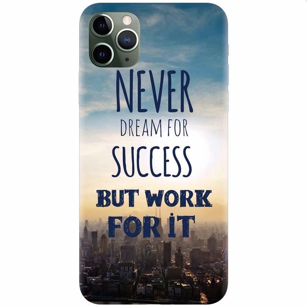 Husa silicon pentru Apple Iphone 11 Pro, Never Dream