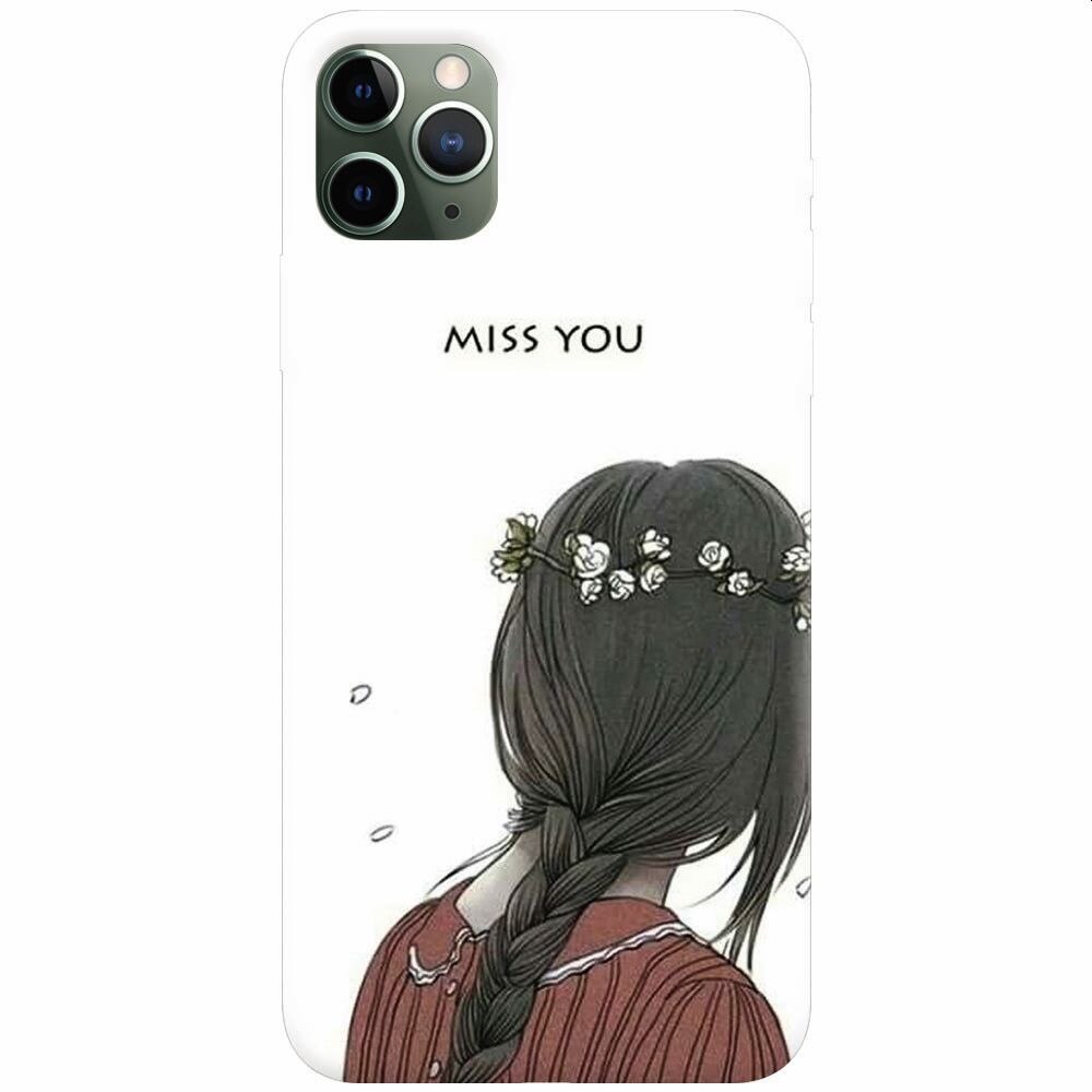 Husa silicon pentru Apple Iphone 11 Pro Max, Miss You
