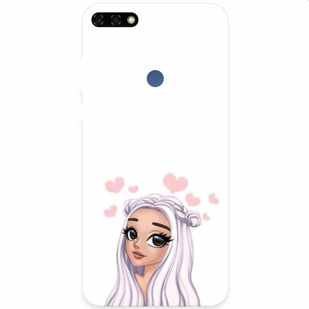 Husa silicon pentru Honor 7C, Beauty Girl