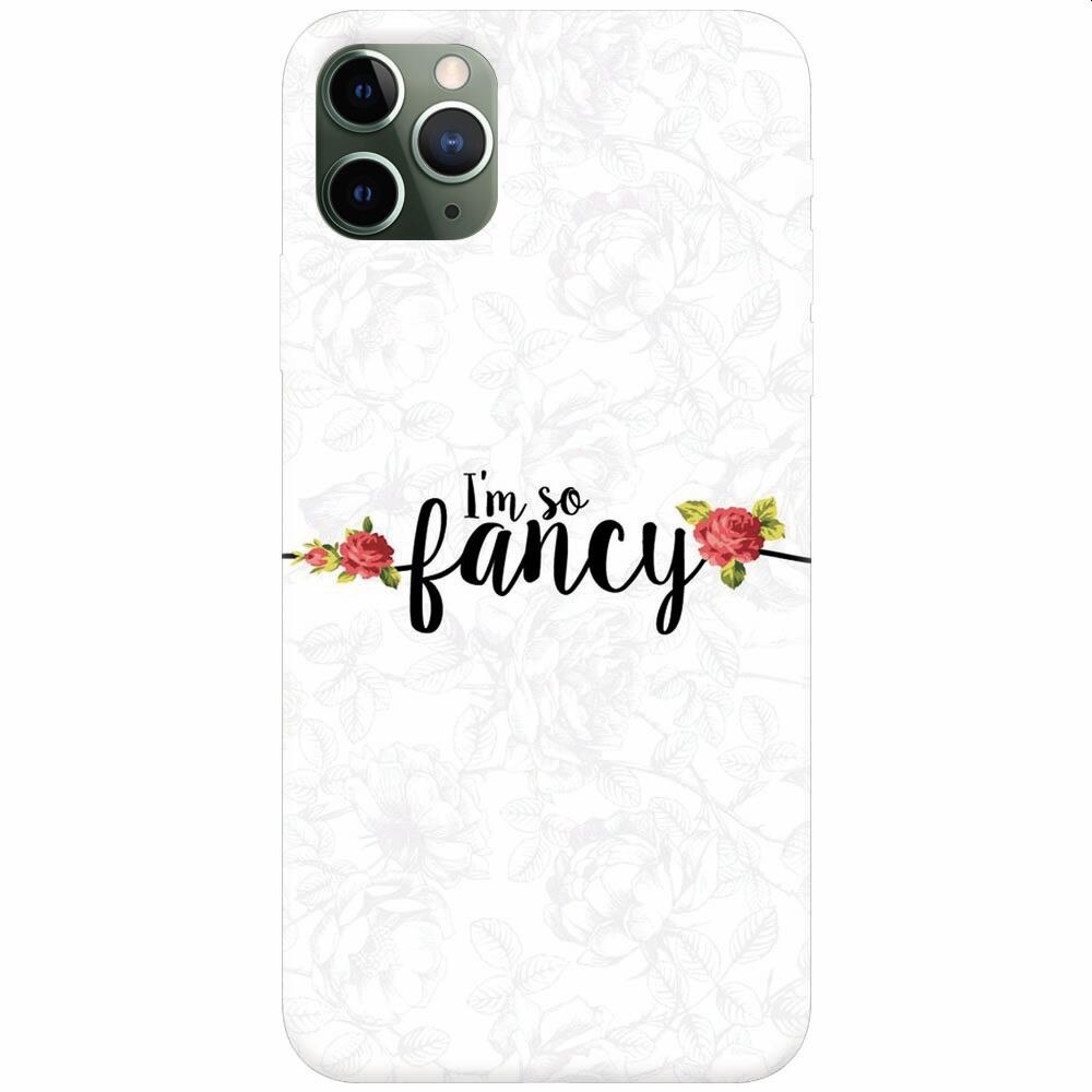 Husa silicon pentru Apple Iphone 11 Pro, Im So Fancy Floral