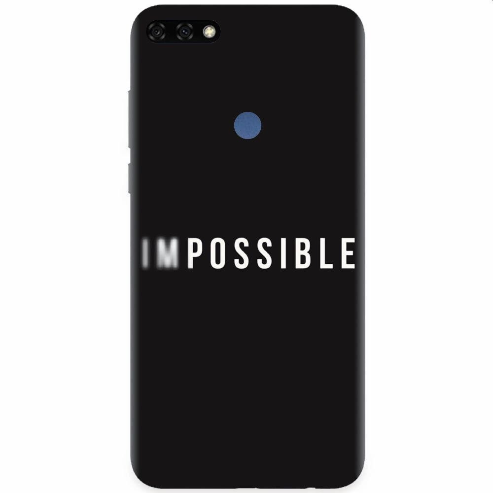 Husa silicon pentru Honor 7C, Impossible