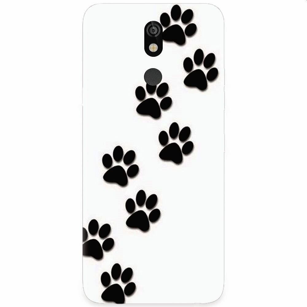 Husa silicon pentru LG K40, Dog Mark