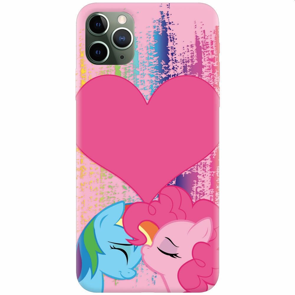 Husa silicon pentru Apple Iphone 11 Pro Max, Pinkie Kiss