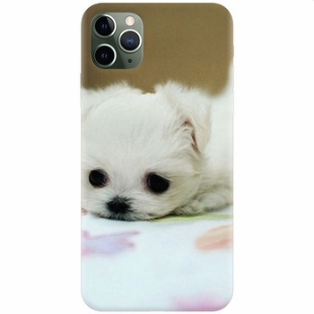 Husa silicon pentru Apple Iphone 11 Pro Max, Puppies 001 Husa silicon pentru Apple Iphone 11 Pro Max, Puppies 001