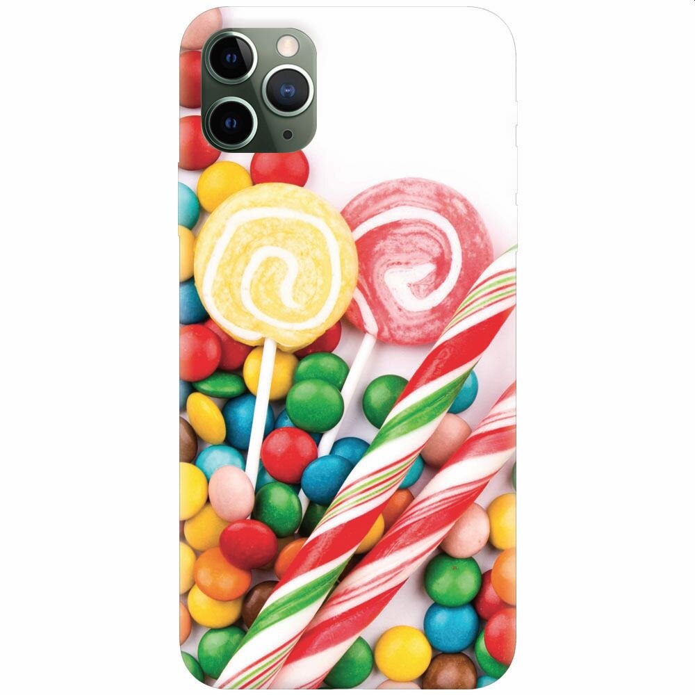 Husa silicon pentru Apple Iphone 11 Pro, Sweet Colorful Candy