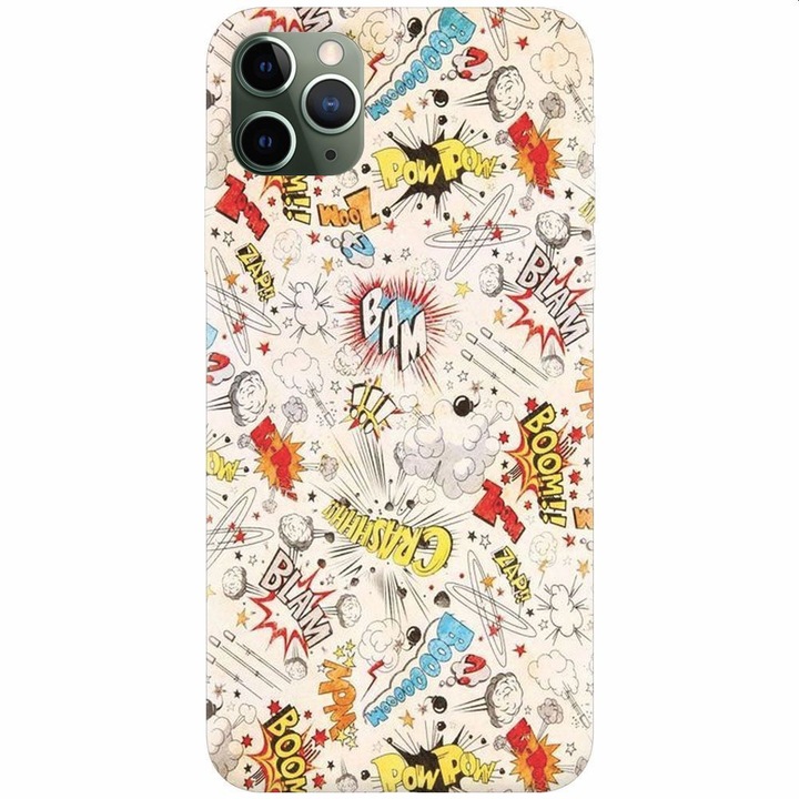 Силиконов калъф за Apple Iphone 11 Pro Max, Vintage Comic