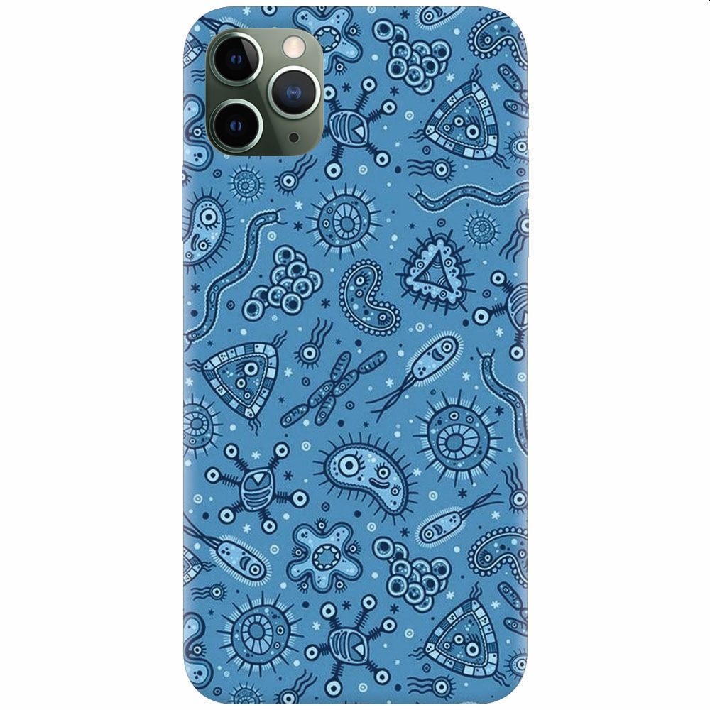 Husa silicon pentru Apple Iphone 11 Pro, Bacteria