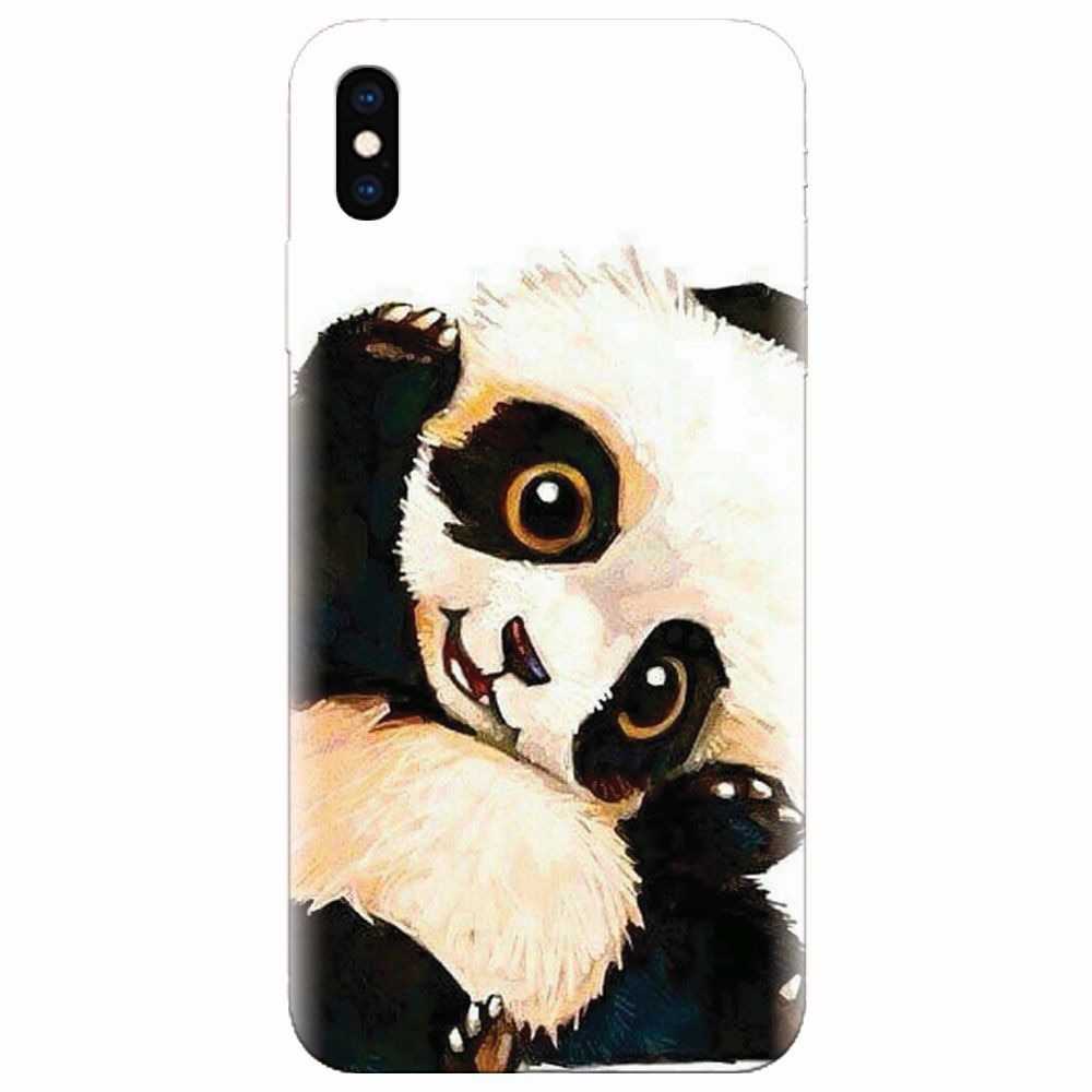 Husa silicon pentru Apple Iphone XS Max, Baby Panda 002