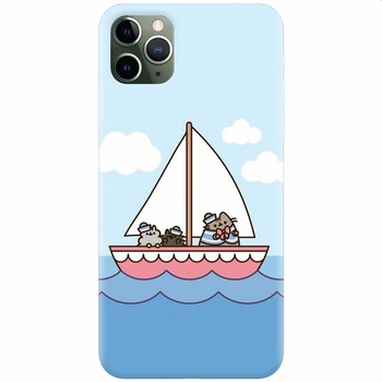 Husa silicon pentru Apple Iphone 11 Pro, Happy Sailors Husa silicon pentru Apple Iphone 11 Pro, Happy Sailors