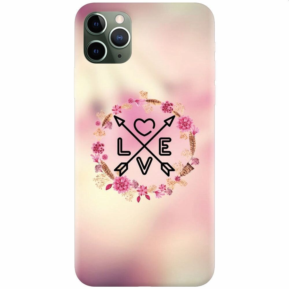 Husa silicon pentru Apple Iphone 11 Pro, Love Arrow