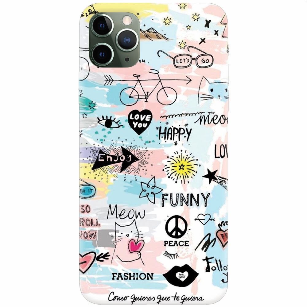 Husa silicon pentru Apple Iphone 11 Pro Max, Enjoy