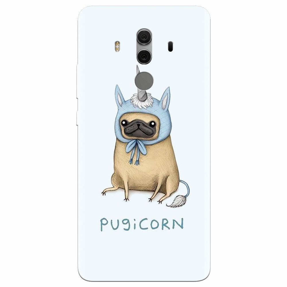 Husa silicon pentru Huawei Mate 10 Pro, Pugicorn