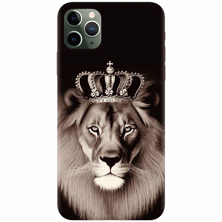 Силиконов калъф за Apple Iphone 11 Pro Max, Цар Лъв