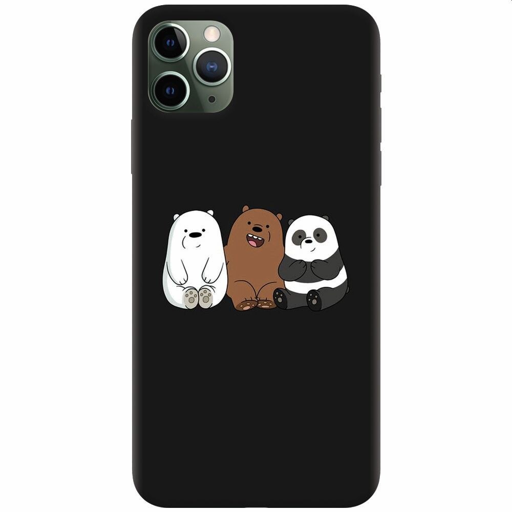 Husa silicon pentru Apple Iphone 11 Pro, Bears