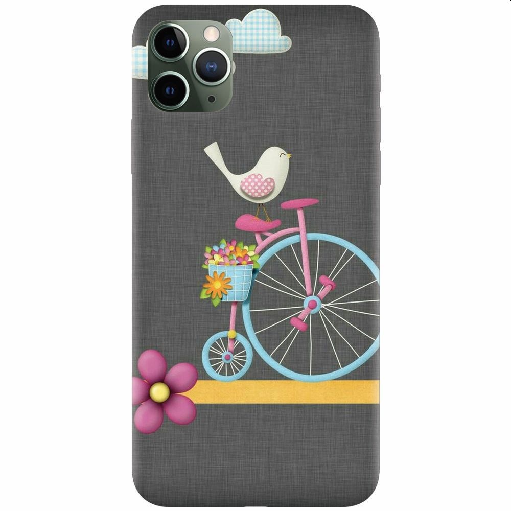 Husa silicon pentru Apple Iphone 11 Pro, Bird