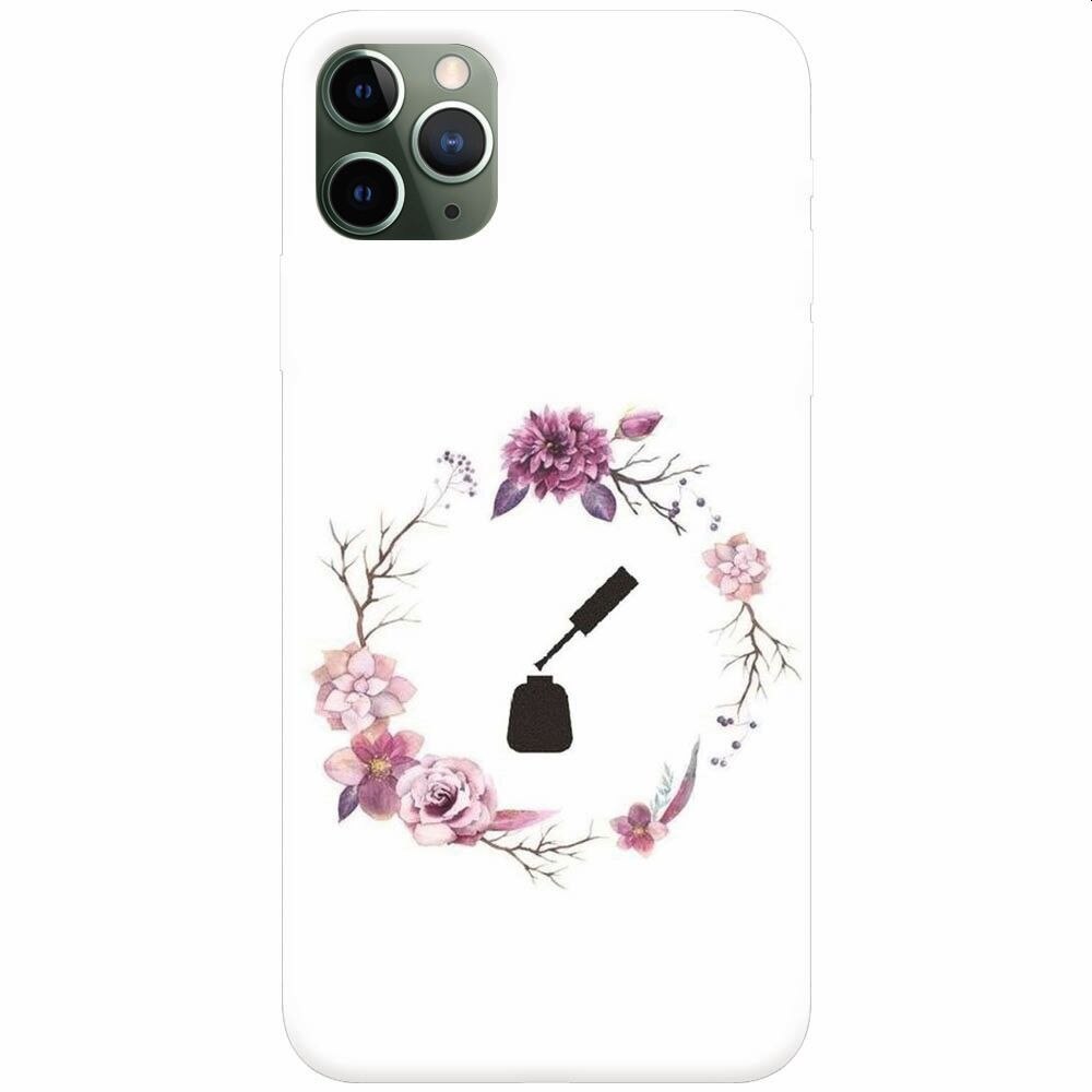 Husa silicon pentru Apple Iphone 11 Pro, Icon Nail