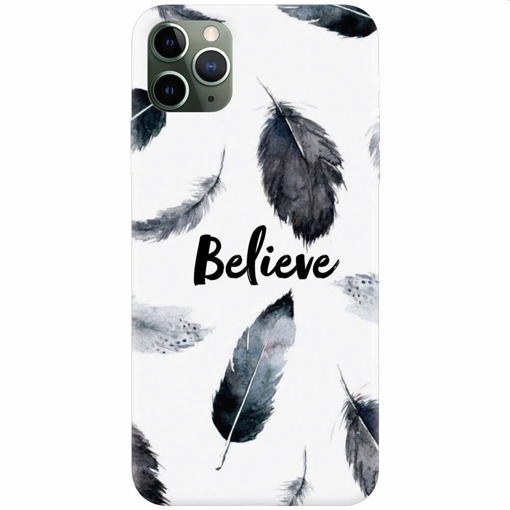 Husa silicon pentru Apple Iphone 11 Pro, Believe