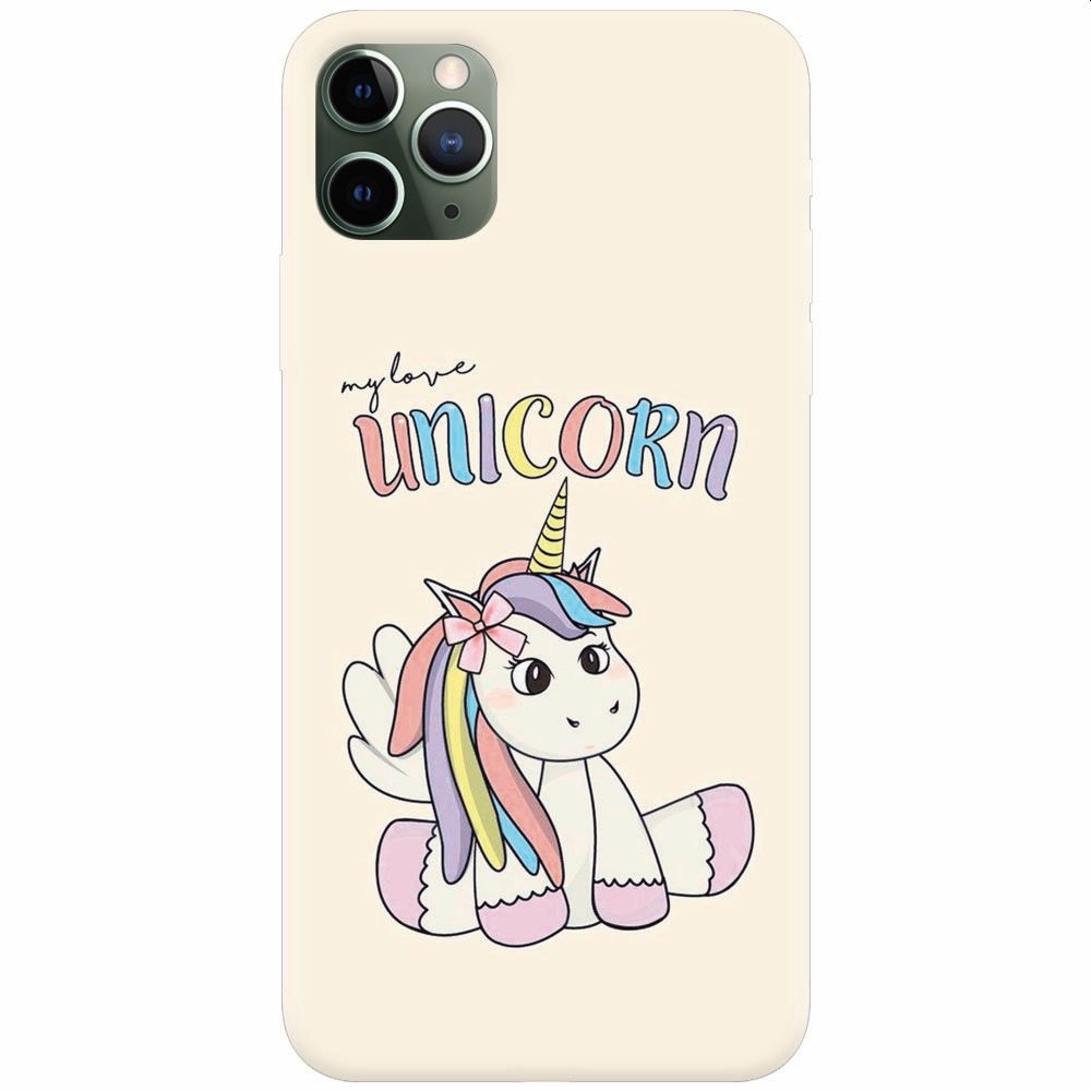 Husa silicon pentru Apple Iphone 11 Pro Max, My Love Unicorn