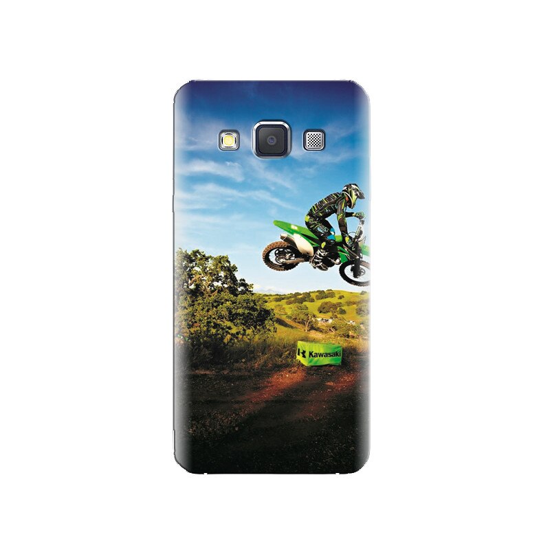 Husa Samsung A5 Kawasaki Bike Stunt Green Hd Images