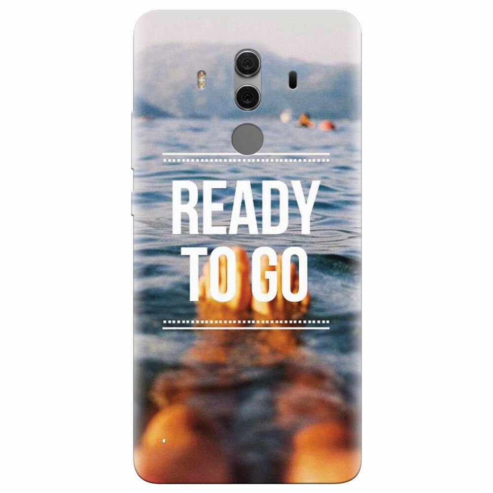 Husa silicon pentru Huawei Mate 10 Pro, Ready To Go Swimming