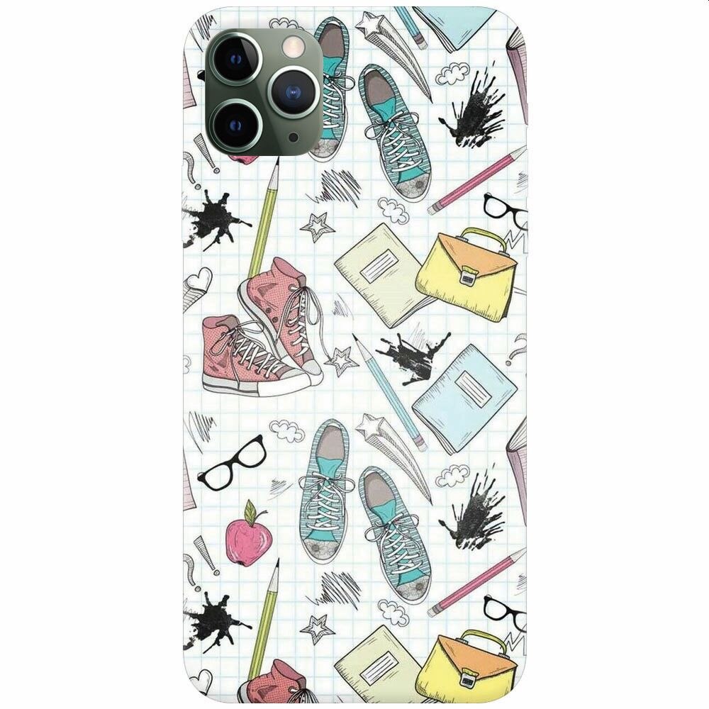 Husa silicon pentru Apple Iphone 11 Pro, School