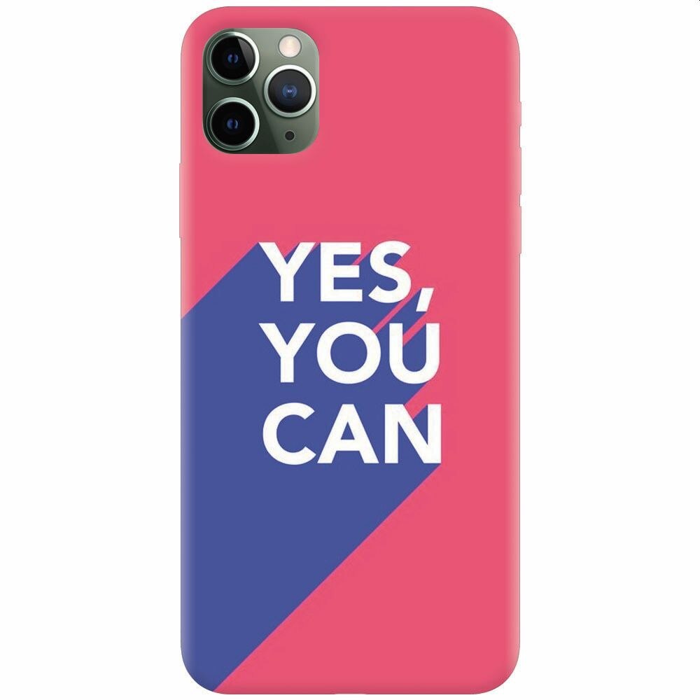 Husa silicon pentru Apple Iphone 11 Pro, Yes You Can
