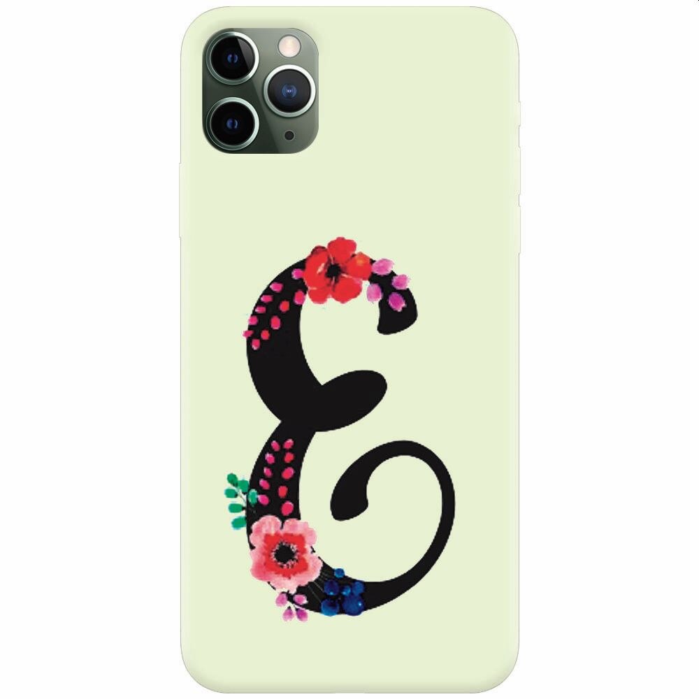 Husa silicon pentru Apple Iphone 11 Pro Max, Litera E