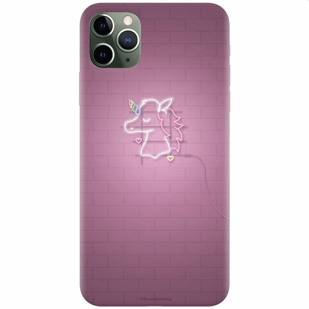 Husa silicon pentru Apple Iphone 11 Pro Max, Light Unicorn