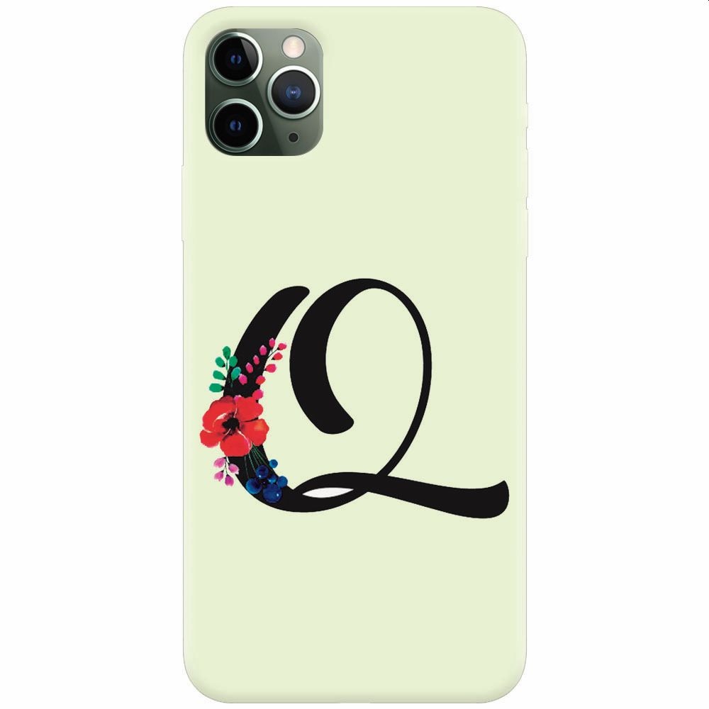 Husa silicon pentru Apple Iphone 11 Pro Max, Litera Q