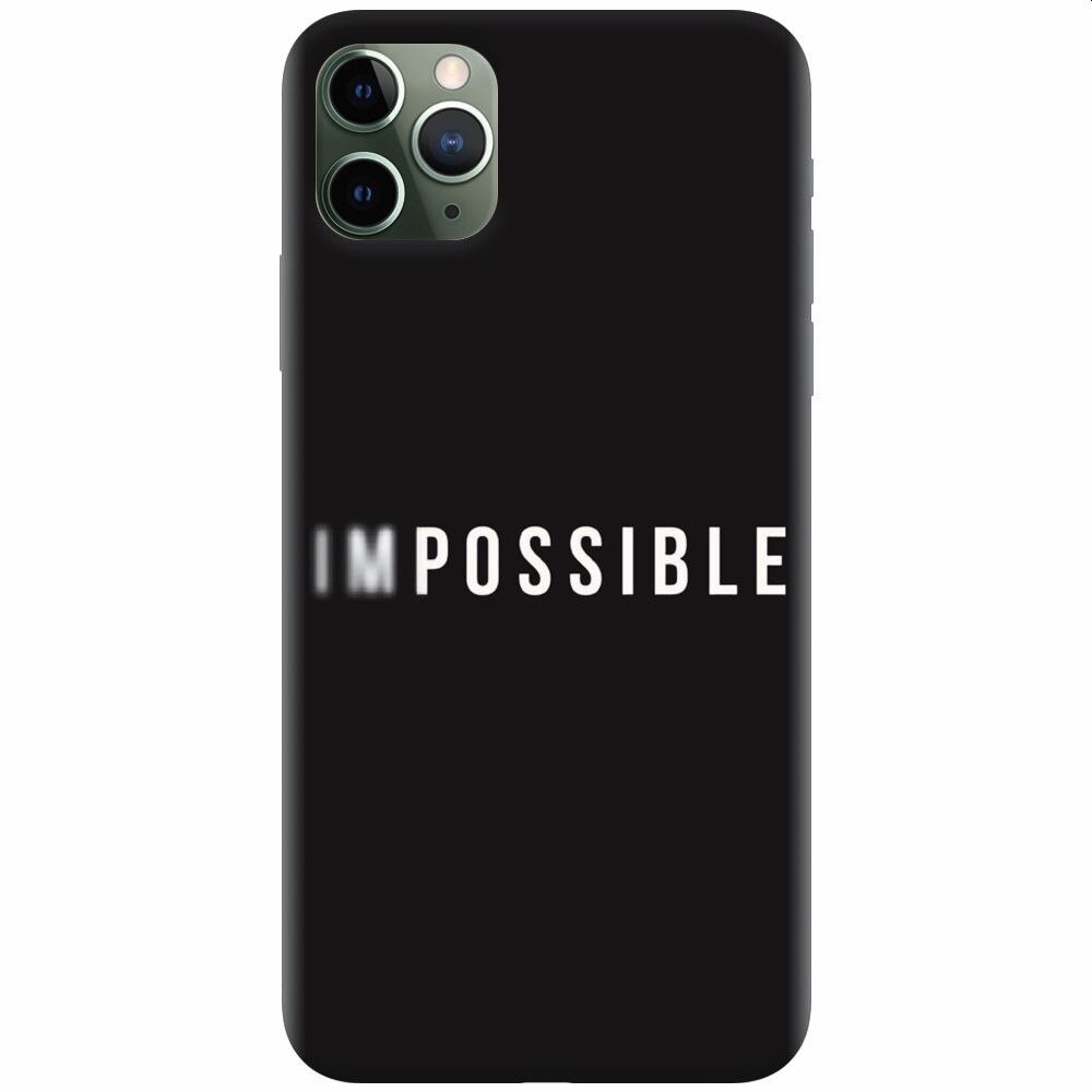 Husa silicon pentru Apple Iphone 11 Pro, Impossible