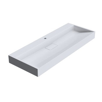 Lavoar EGO19, compozit marmura, montaj suspendat sau pe blat, 50x38 cm, Cu gaura baterie Lavoar EGO19, compozit marmura, montaj suspendat sau pe blat, 50x38 cm, Cu gaura baterie