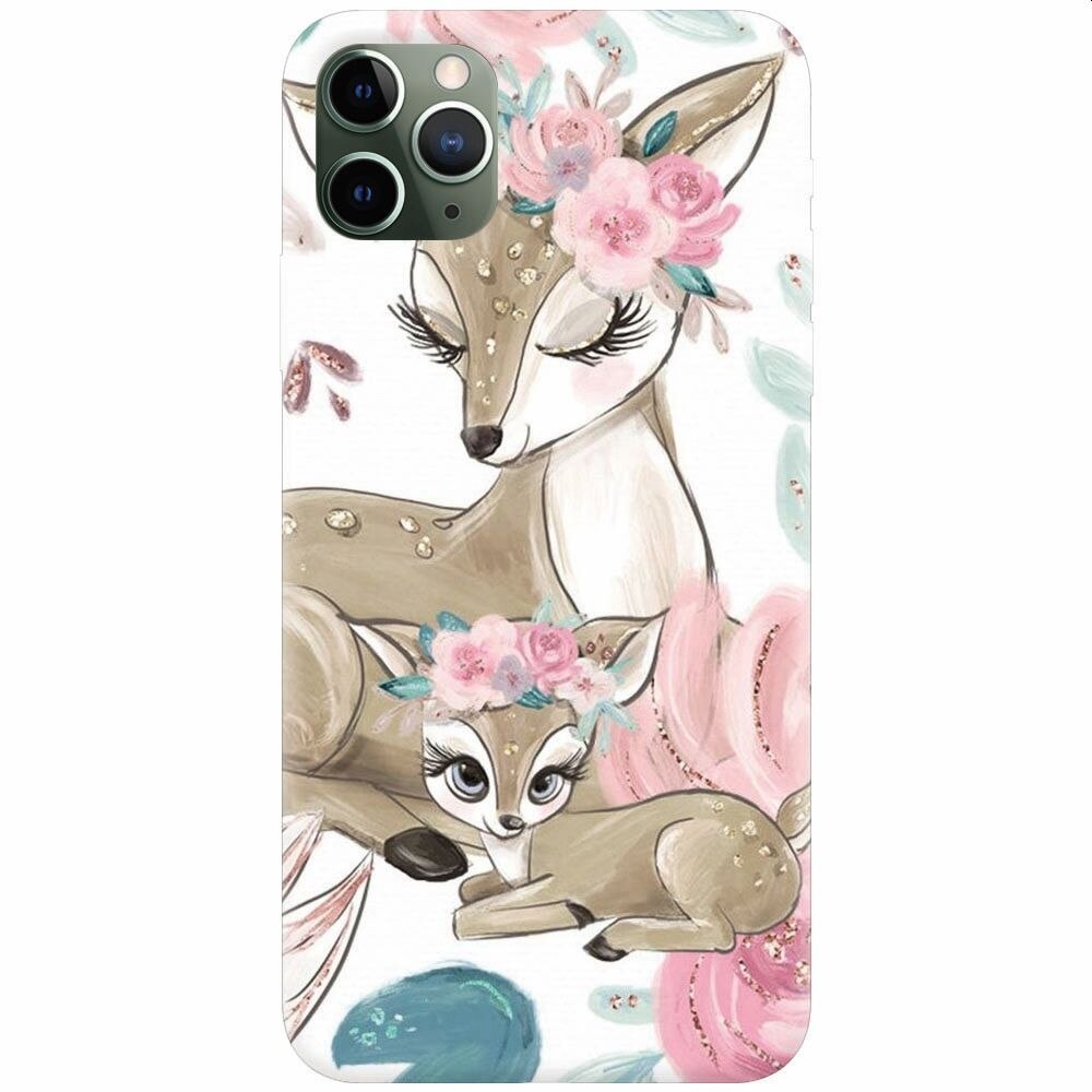 Husa silicon pentru Apple Iphone 11 Pro, Deers