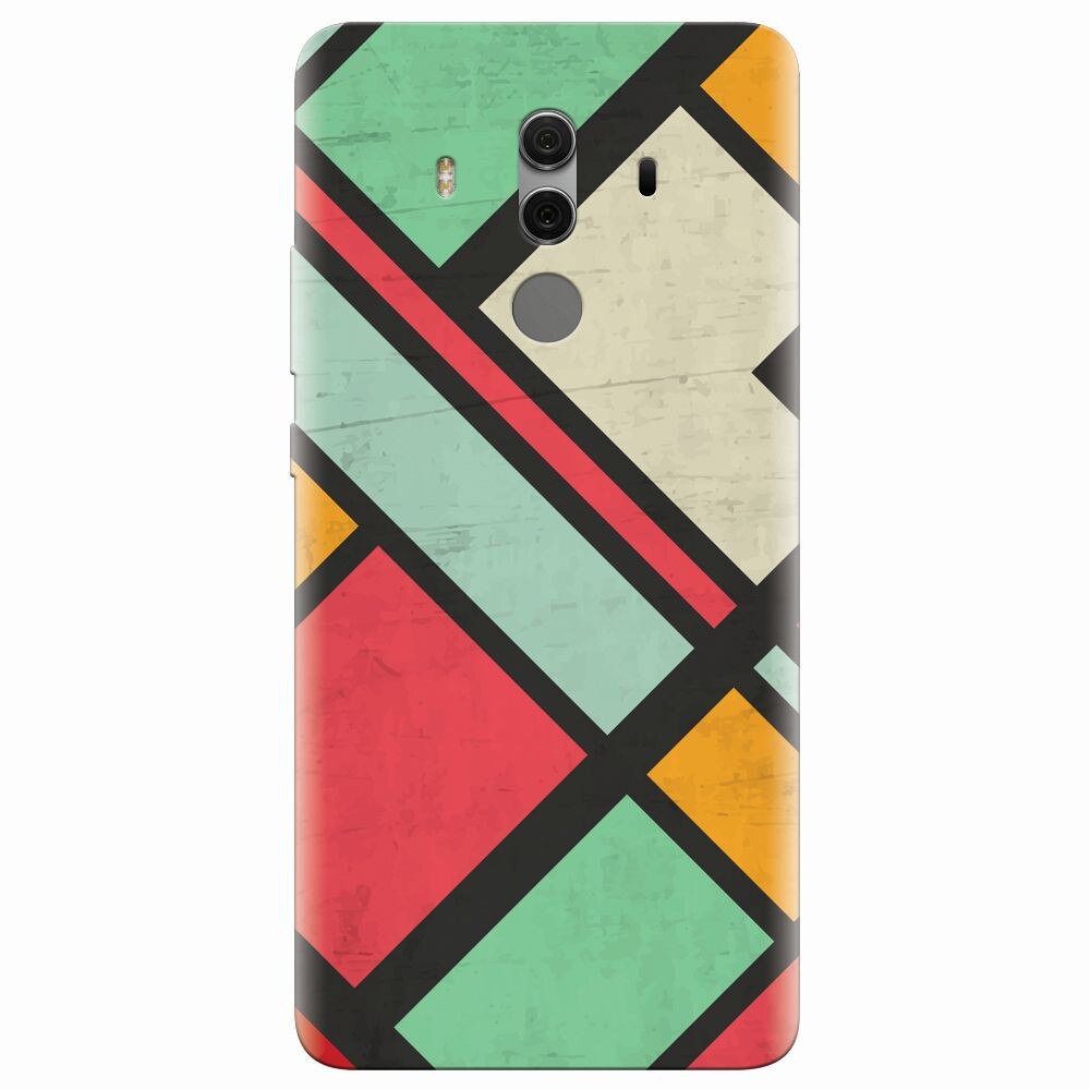 Husa silicon pentru Huawei Mate 10 Pro, Retro Grunge