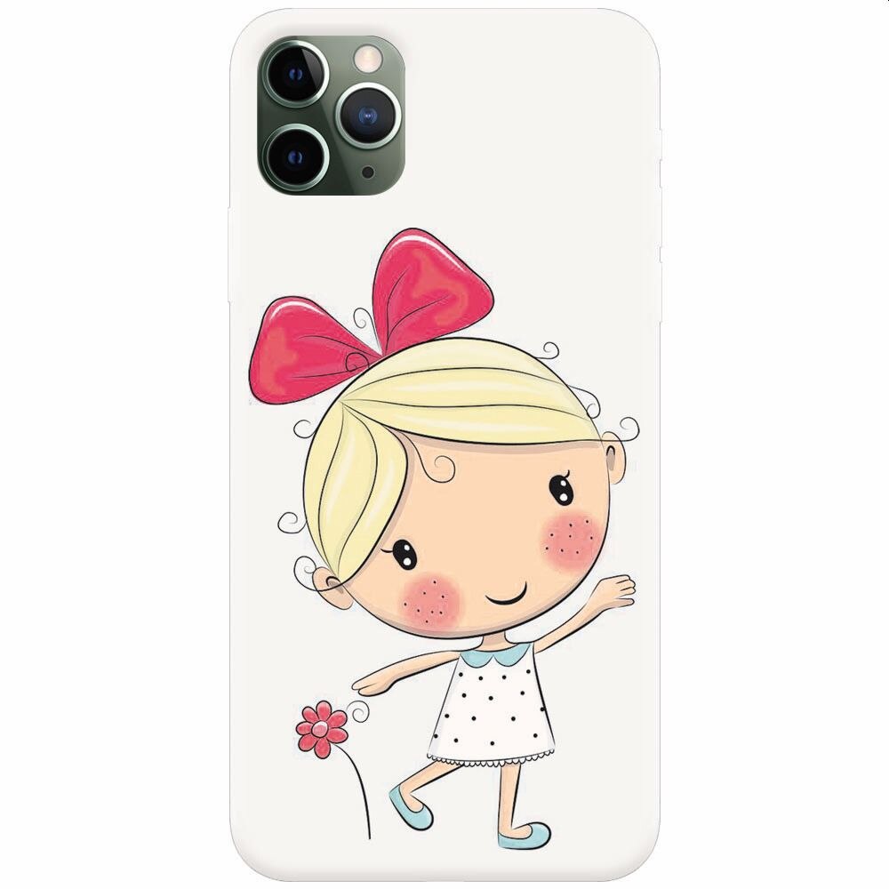 Husa silicon pentru Apple Iphone 11 Pro Max, Fetita